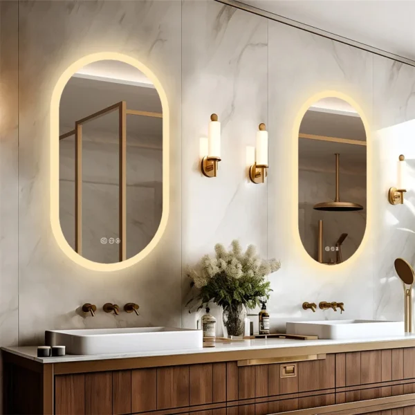 light up bathroom mirror