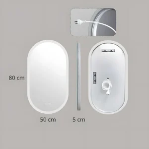 light up bathroom mirror