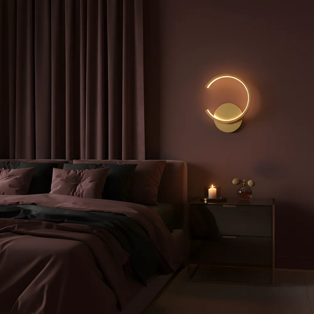 led wall bedroom lights