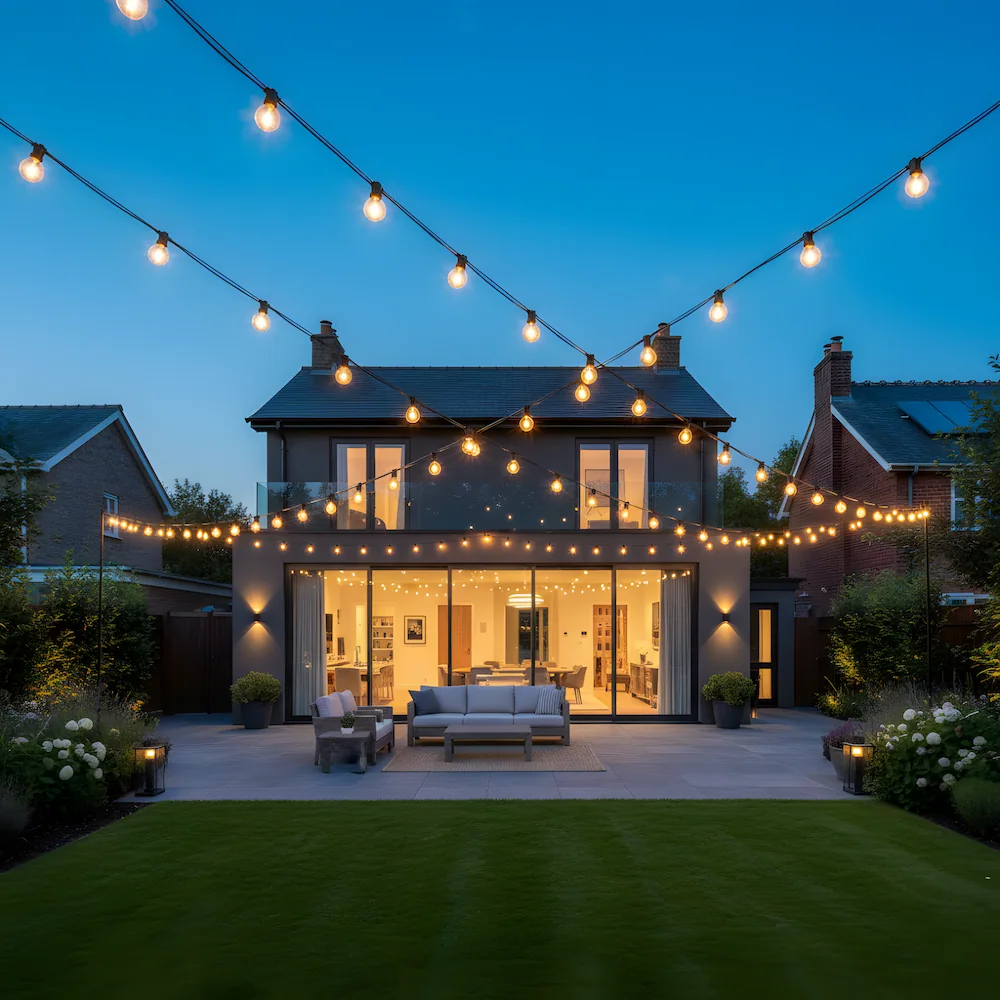 Outdoor Light Bulbs on a String