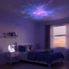 Moon base projector nightstand kids bedroom starlight 7 nightlight colours LED UK